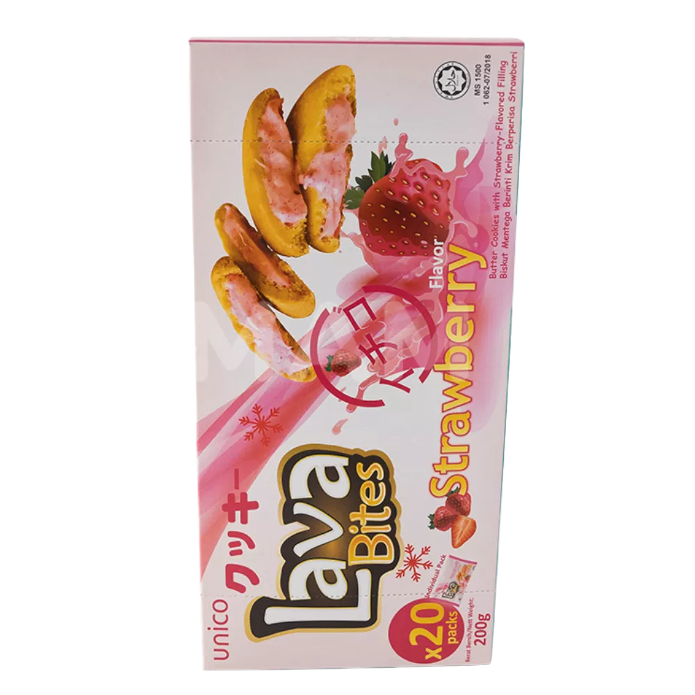 MY Lava Bites Cookies Strawberry 200G