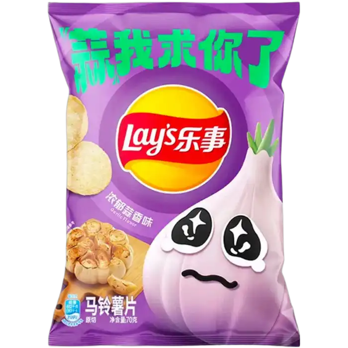 LAY'S Kartoffelchips Garlic 70G