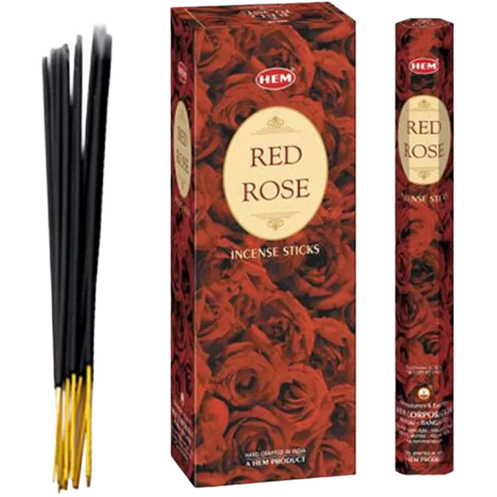 HEM Räucherstäbchen Red rose Pk=20Stk