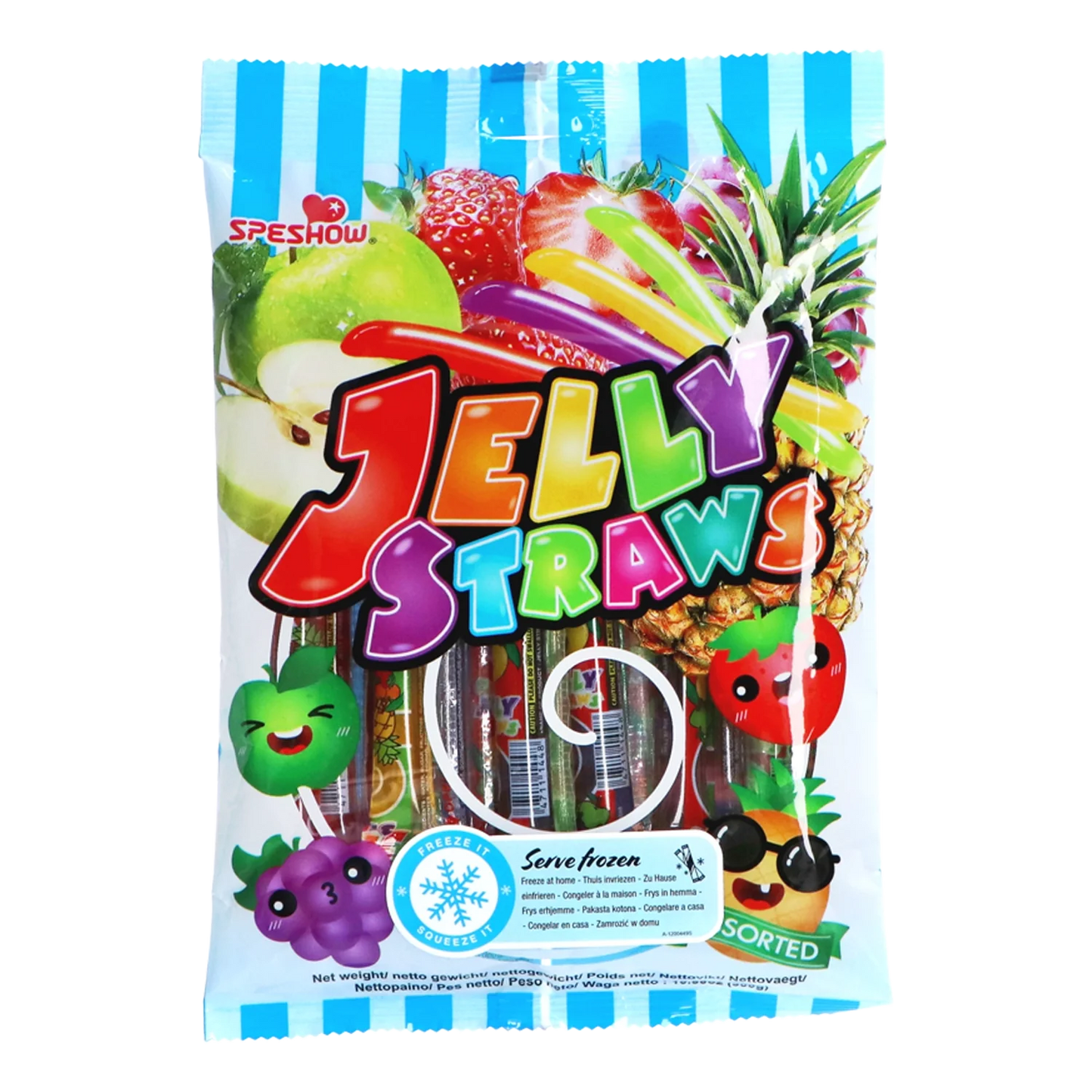 Speshow Assorted Jelly Straw in Bag 300g