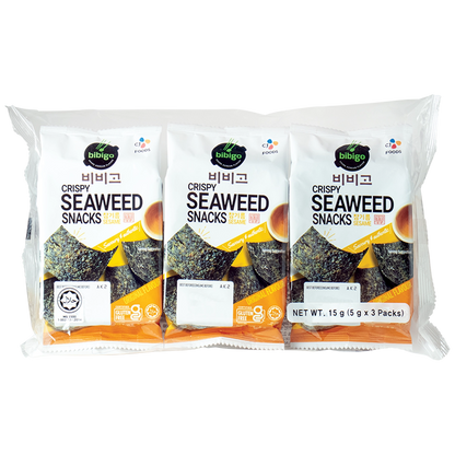 BIBIGO Crispy Seaweed Sesame Original 15G(3x5G)