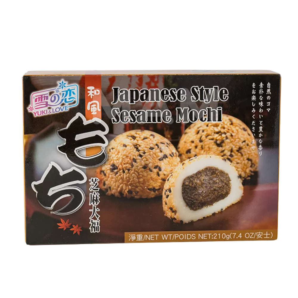 Y&L Mochi Reiskuchen Sesam Pk 210G