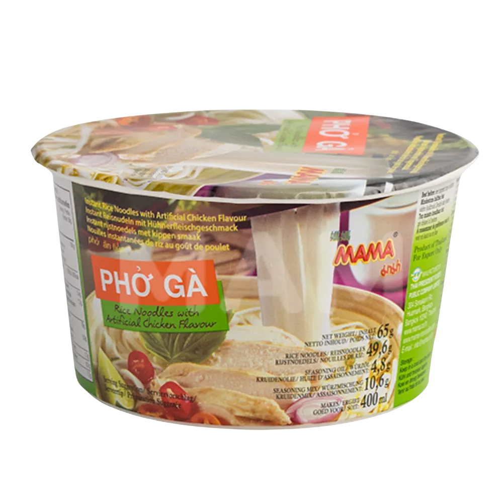 MAMA Instant Reisnudeln Pho Ga Bowl 65G