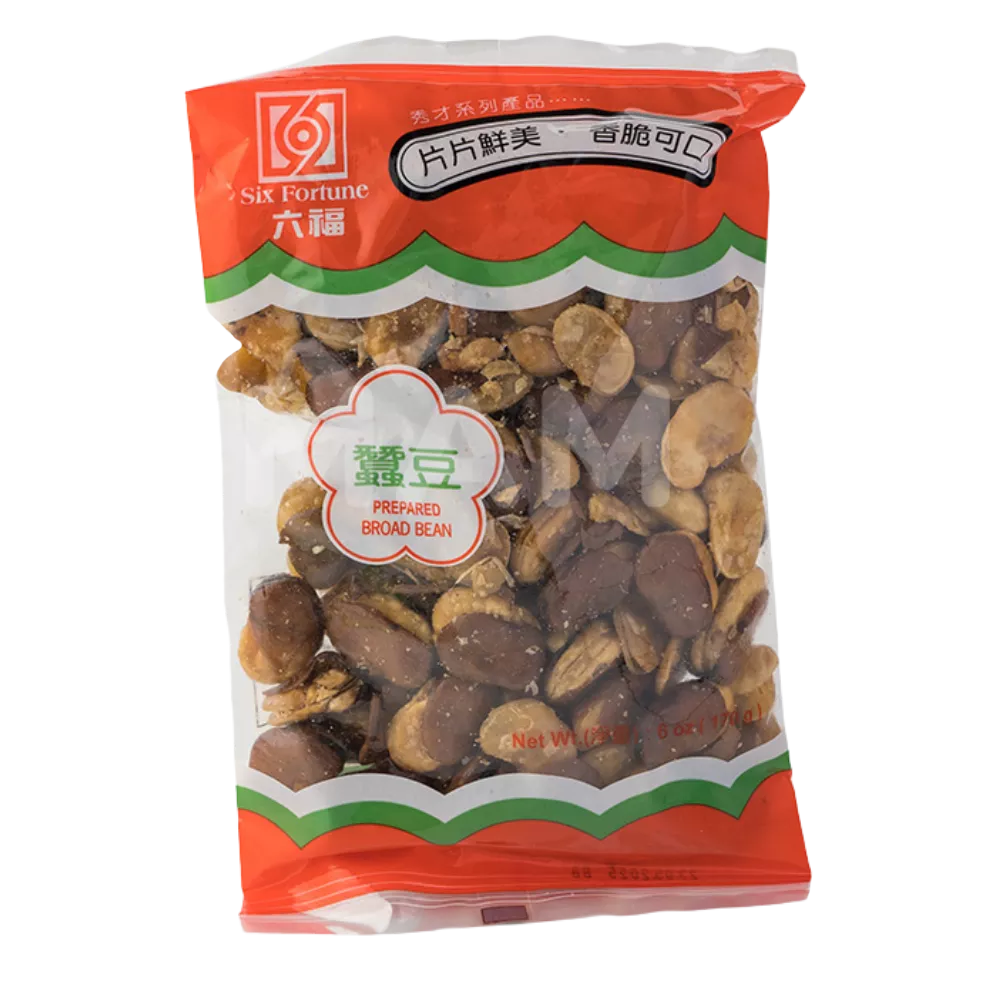 SIX FORTUNE Geröstete Breite Bohnen 170G