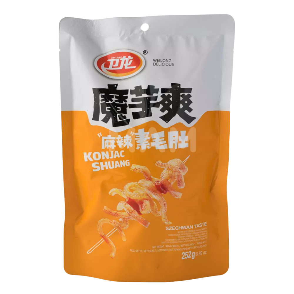 WEILONG Konjak Snack Szechuan 252G