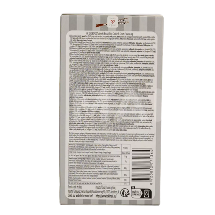 TOKIMEKI Biscuit Cookie & Cream Flavor 40G