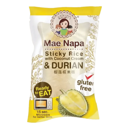 MAE NAPA Steamed Sticky Rice Cake Coco& Mango 80G
