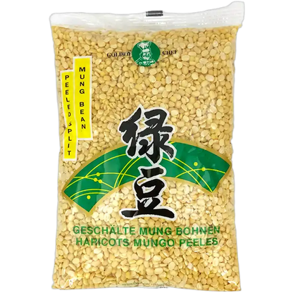 GOLDEN CHEF Mungbohnen Geschält, Split 400G