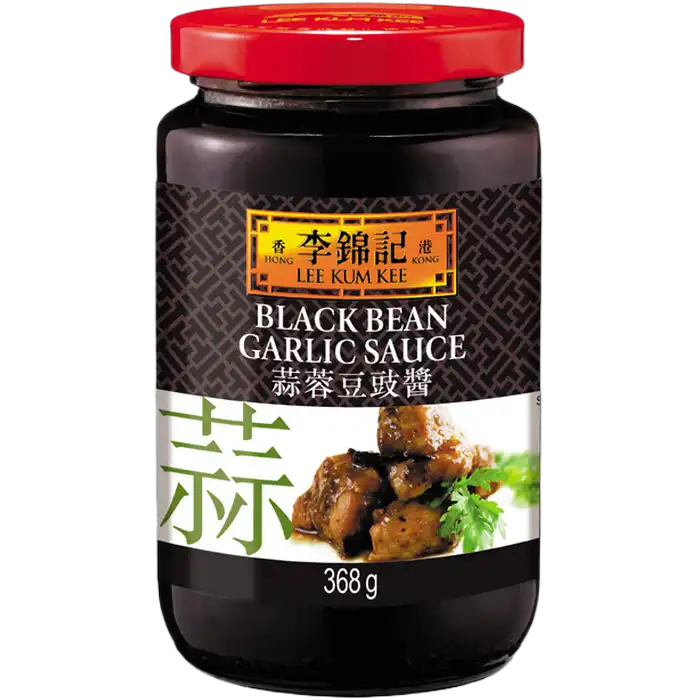 LKK Black Bean Garlic Sauce Gl 368g