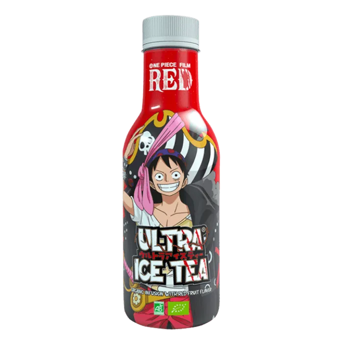 ULTRA ICE TEA BIO One Piece RED Luffy 500ML