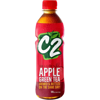 C2 Grüner Tee Apfel 500ML