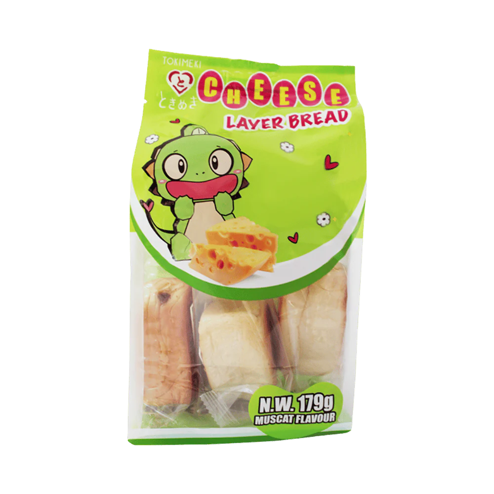 TOKIMEKI Cheese Layer Bread Cream Muscat 179G