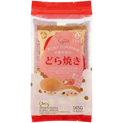 TOKIMEKI Dorayaki Boba Strawberry 165G