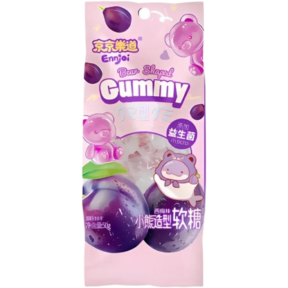 ENNJOI Bear Shaped Gummy Prune/Pflaume 50G