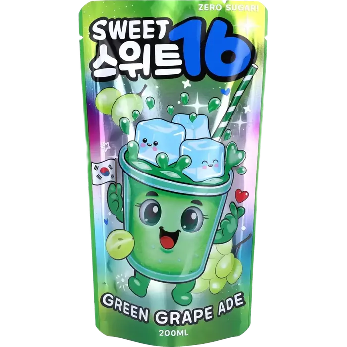 KR Sweet16 Green Grape Zero 200ML