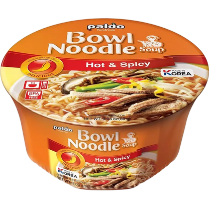 PALDO Bowl Ramen HOt & Spicy 86G