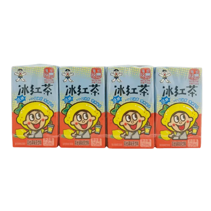 WANT WANT Eistee gesüßt Schwarztee 4x125ml