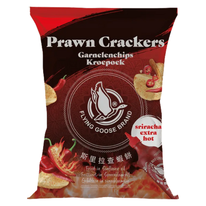 FLYING GOOSE Garnelen Chips extra-scharf 80g
