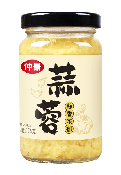 ZHONGJING Knoblauch gehackt und eingelegt 180g