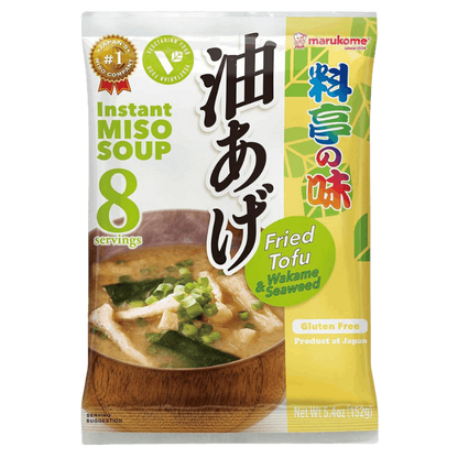 MARUKOME Miso Suppe (v) Wakame Tofu fritiert 152g