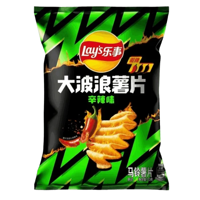 LAY'S Big Wave pure schärfe 70g