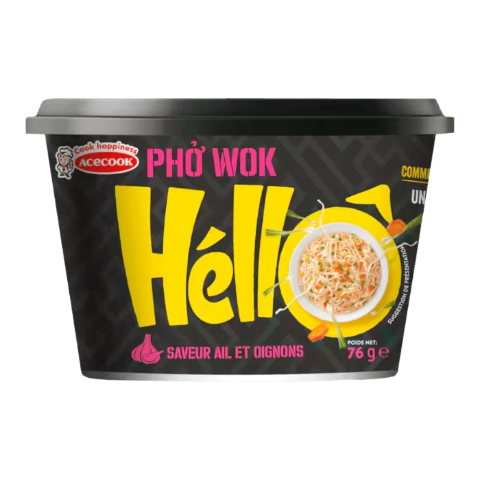 Pho Wok Inst. Nudeln Knoblauch und Zwiebel 76g