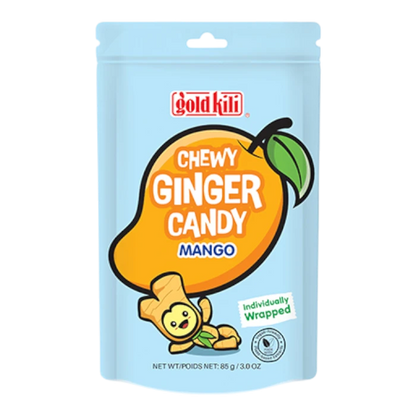 GOLD KILI Chewy Ginger Candy Mango 85 G