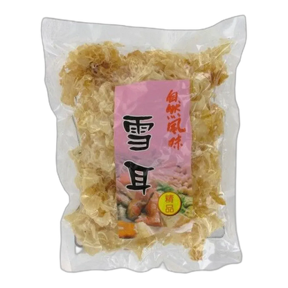 MOUNTAIN Getrockneter weißer Pilz 100G – Tremella für Desserts & Heilrezepte