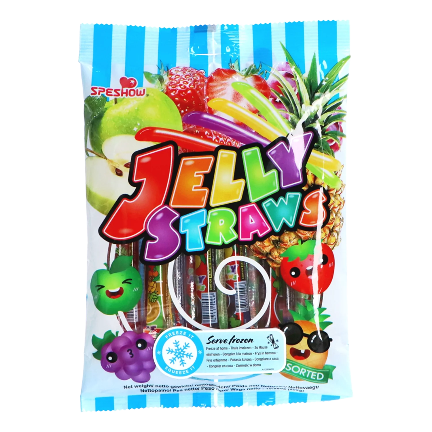 Speshow Assorted Jelly Straw in Bag 300g