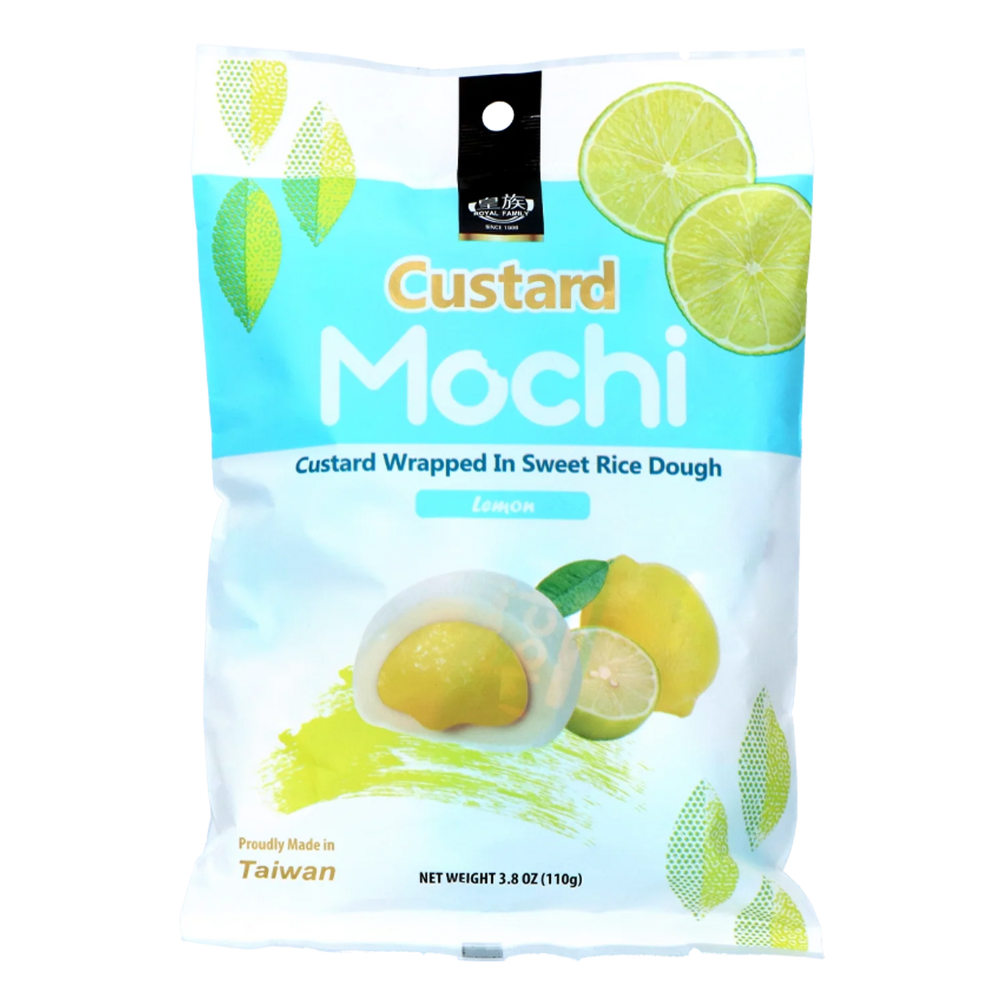 ROYAL FAMILY Custard Fruit Mochi Lemon 110G