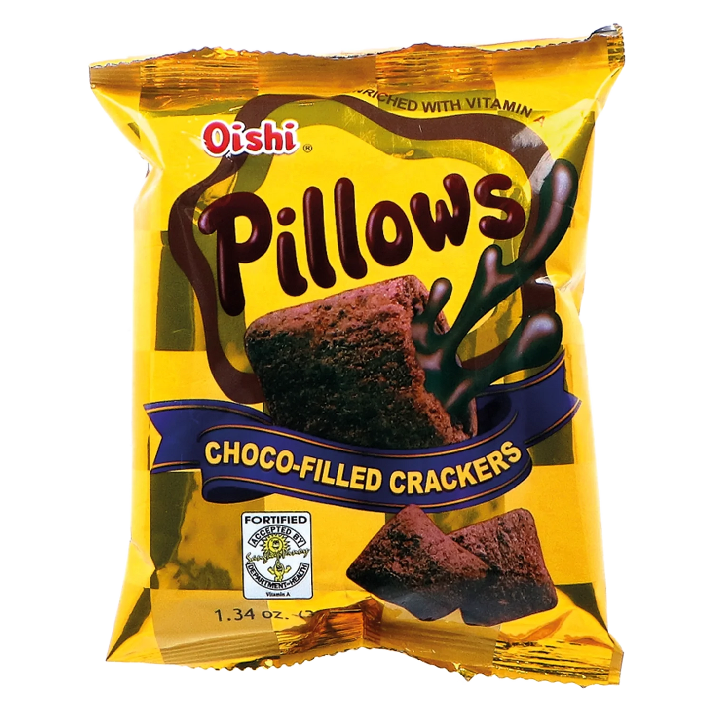 Pillows Choco-Filled Crackers 38g