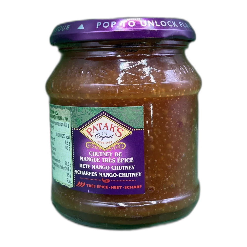 PATAK'S Mango Chutney Scharf Gl 340G