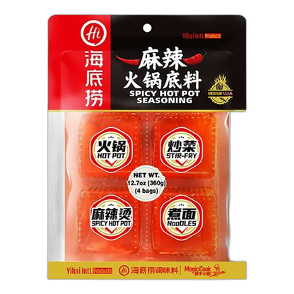 HAIDILAO Spicy Flavour Hot Pot Seasoning (4x90G)