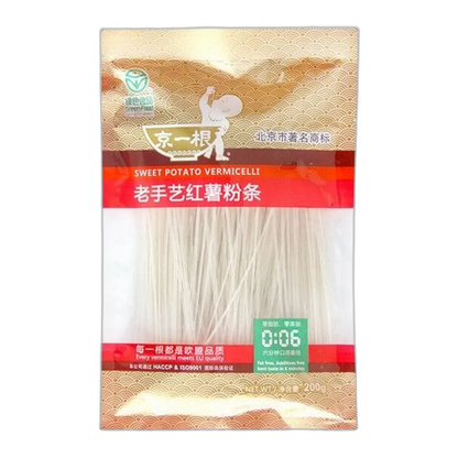 JING YI GEN Süßkartoffel- Nudel Dünn 200G