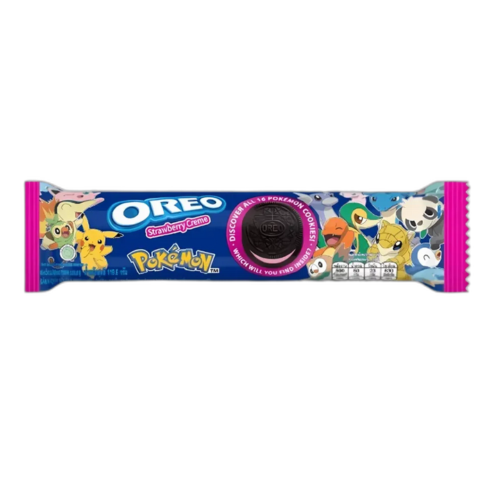 OREO Pokemon Strawberry – Süße Erdbeer-Kekse mit Kultmotiv