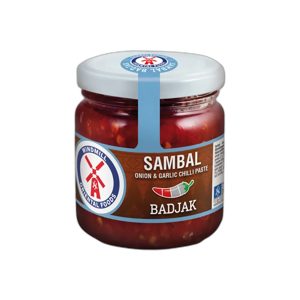 WINDMILL Sambal Badjak 200G – Milde asiatische Chilipaste