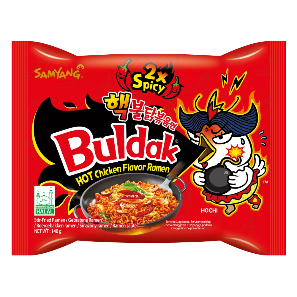 SAMYANG Buldak 2xSpicy Hot Chicken Ramen 140G