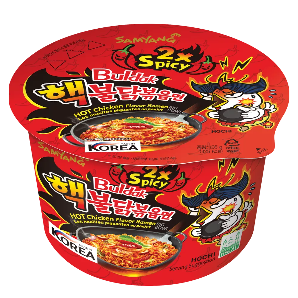 SAMYANG Buldak 2xSpicy Hot Chicken Big Bowl 105G