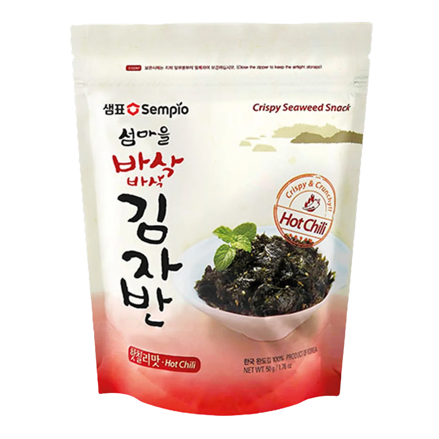 SEMPIO Seealgensnack Hot Chili Gim Jaban 50G