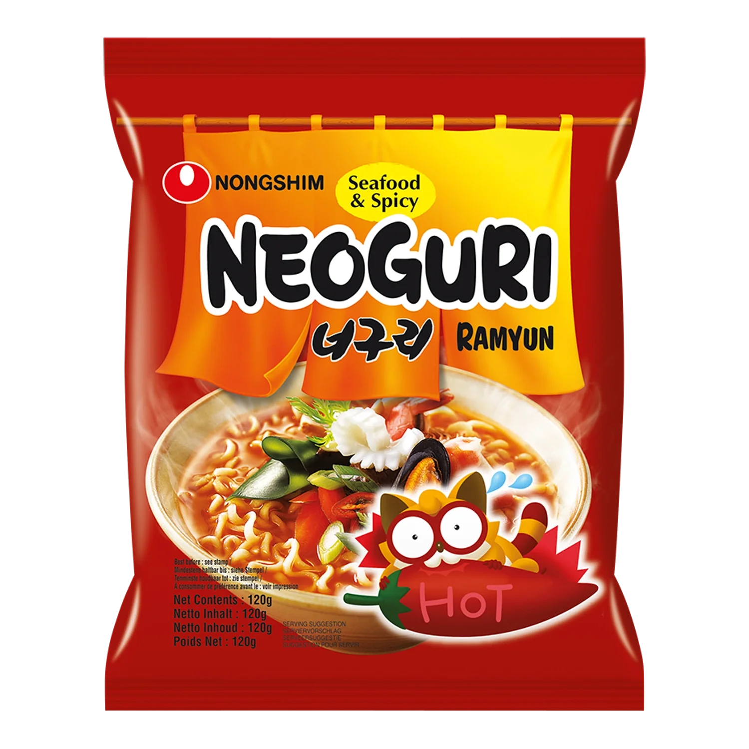 NONGSHIM Instant Nudeln Neoguri Spicy 120G