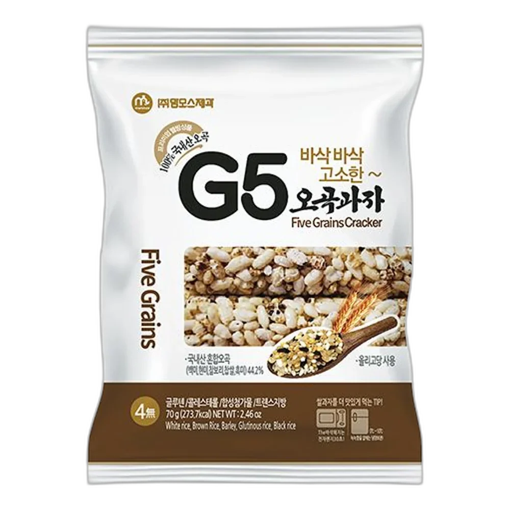 MAMMOS 5 Grains Cracker Getreide Crackers 70G