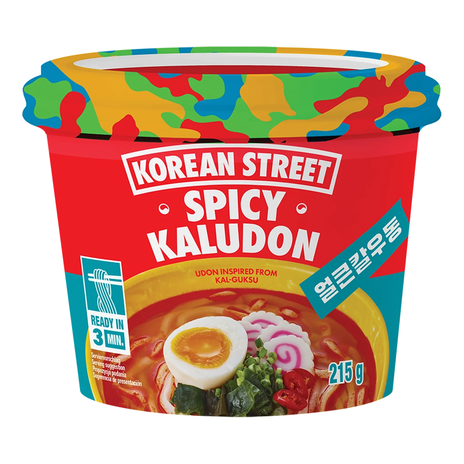 KOREAN STREET Inst. 215G Nudeln Kaludon Spicy