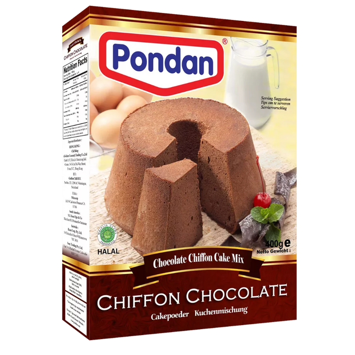 PONDAN Chiffon Cake Chocolate-Backmix 400G