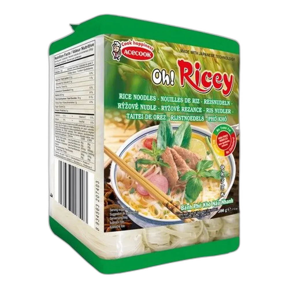 ACECOOK OH! Ricey – Vietnamesische glutenfreie Reisnudeln 500g