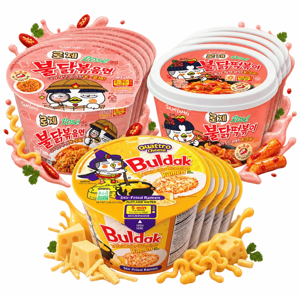 SAMYANG Buldak Special Bowls 15er Set Vorrat